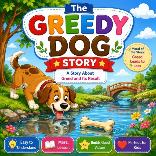 The Greedy Dog Story for Kids