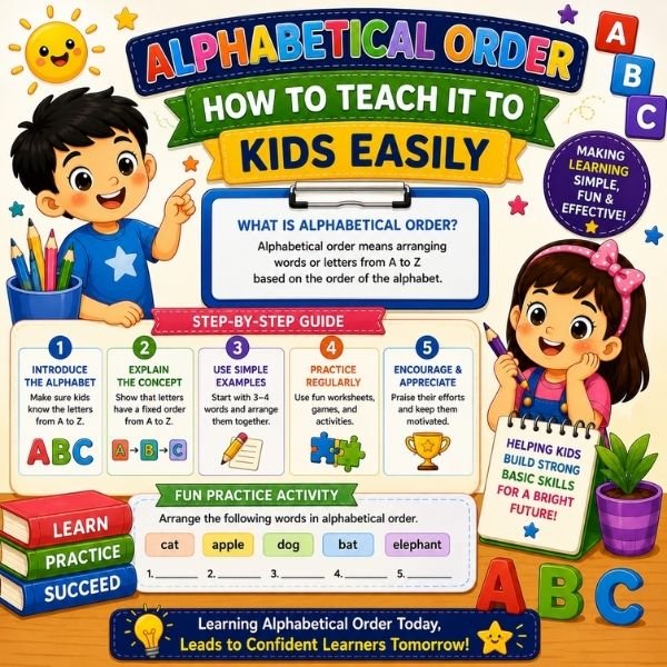 Alphabetical Order — How to Teach It to Kids Easily