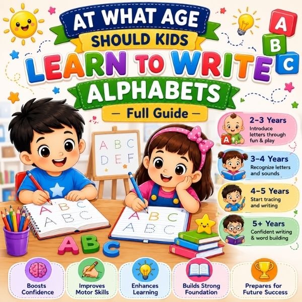 At What Age Should Kids Learn to Write Alphabets — Full Guide