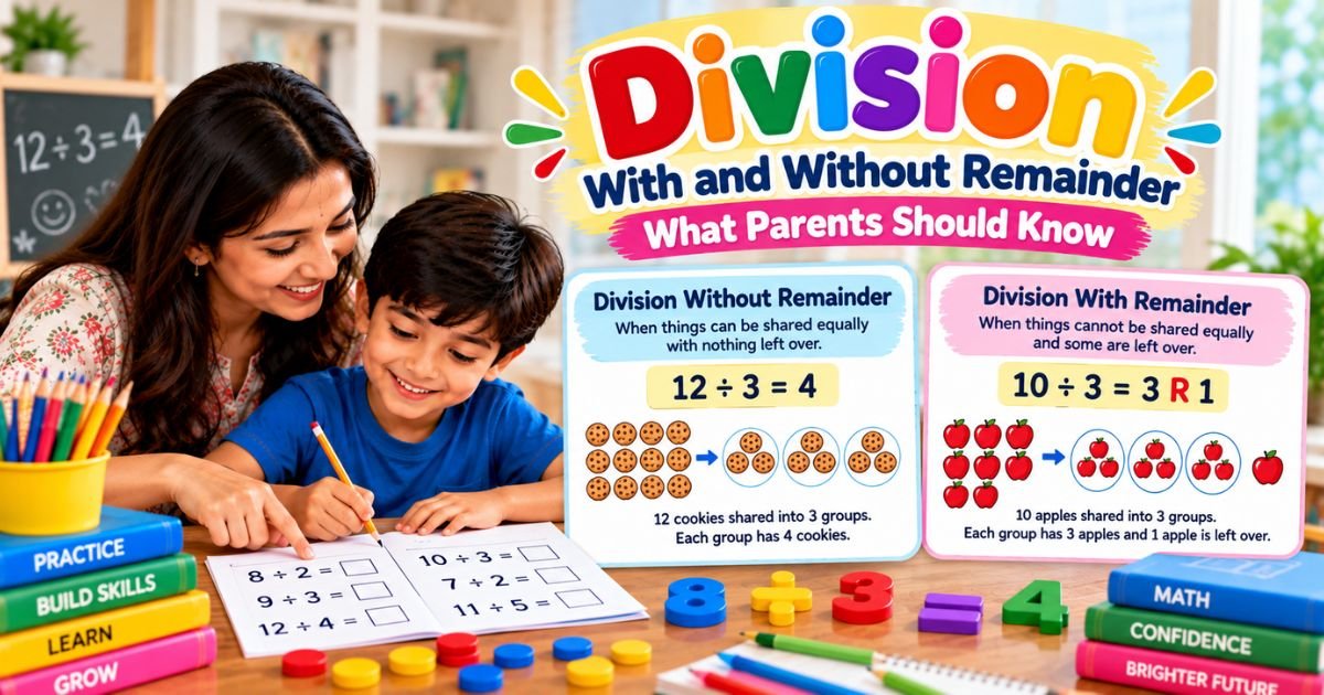 Division With and Without Remainder — What Parents Should Know