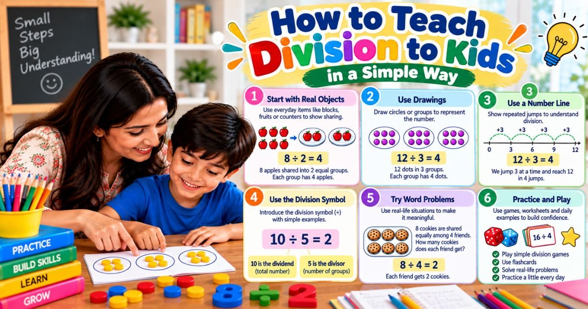 How to Teach Division to Kids in a Simple Way