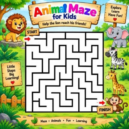 Animal Maze for Kids