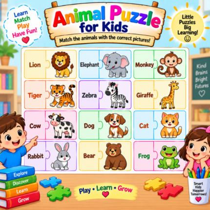 Animal Puzzle for Kids