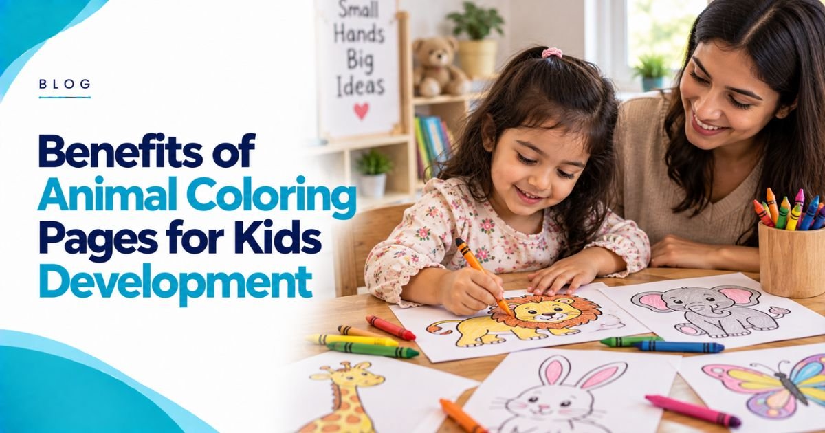 Benefits of Animal Coloring Pages for Kids Development