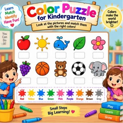 Color Puzzle for Kindergarten
