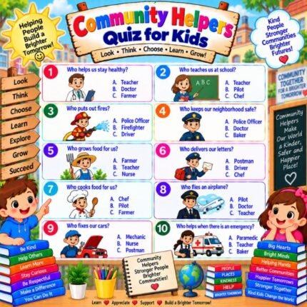 Community Helpers Quiz for Kids
