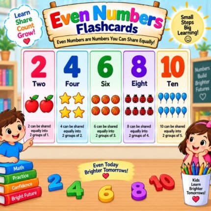 Even Numbers Flashcards