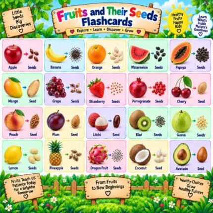 Fruits and Their Seeds Flashcards