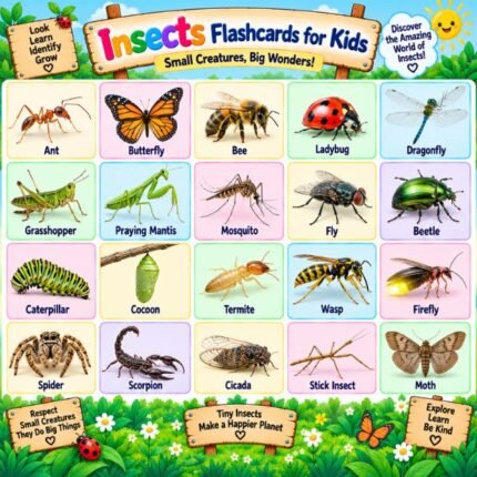 Insects Flashcards for Kids