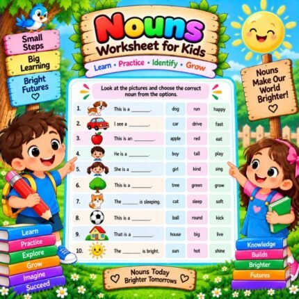 Nouns Worksheet for Kids