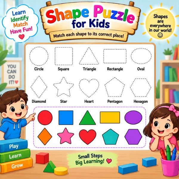 Shape Puzzle for Kids Shape Puzzle for Kids