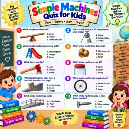 Simple Machines Quiz for Kids