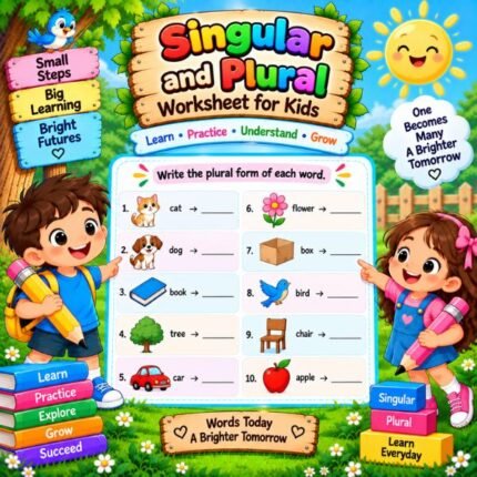 Singular and Plural Worksheet