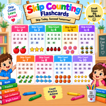 Skip Counting Flashcards