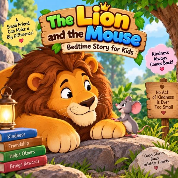 The Lion and the Mouse Bedtime Story The Lion and the Mouse Bedtime Story