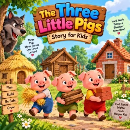 The Three Little Pigs Story for Kids