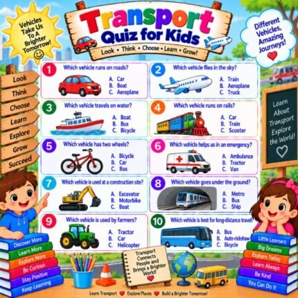 Transport Quiz for Kids