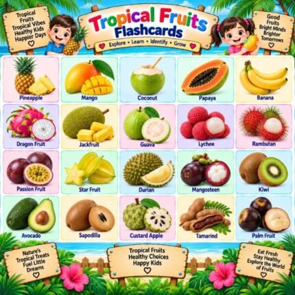 Tropical Fruits Flashcards