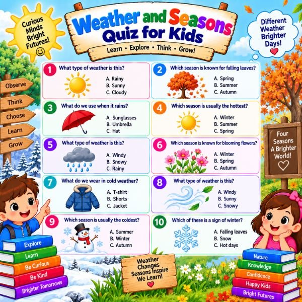 Weather and Seasons Quiz Weather and Seasons Quiz