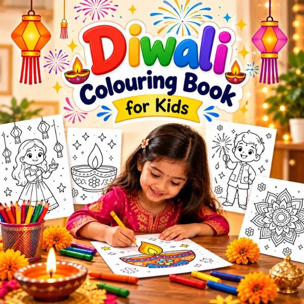 Diwali Colouring Book for Kids Diwali Colouring Book for Kids
